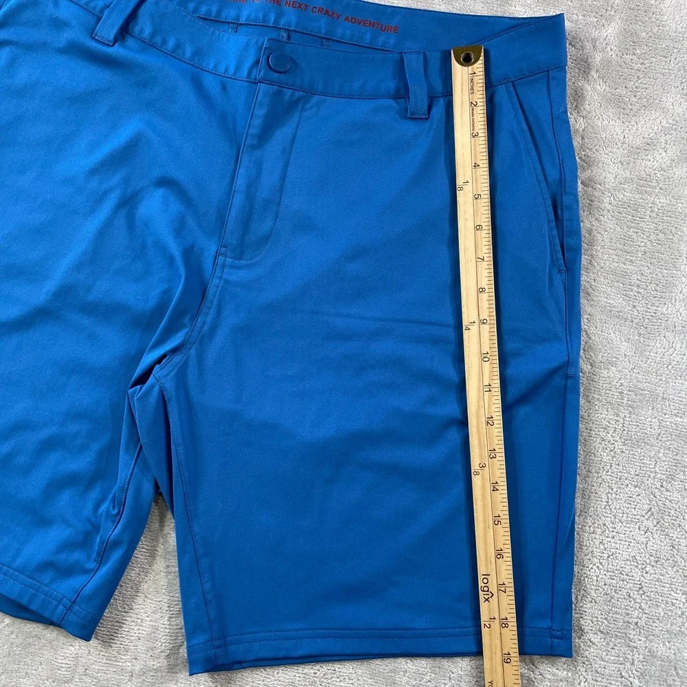 Rhone  Commuter Shorts Mens 36 Blue Performance Golf Activewear Preppy Light
